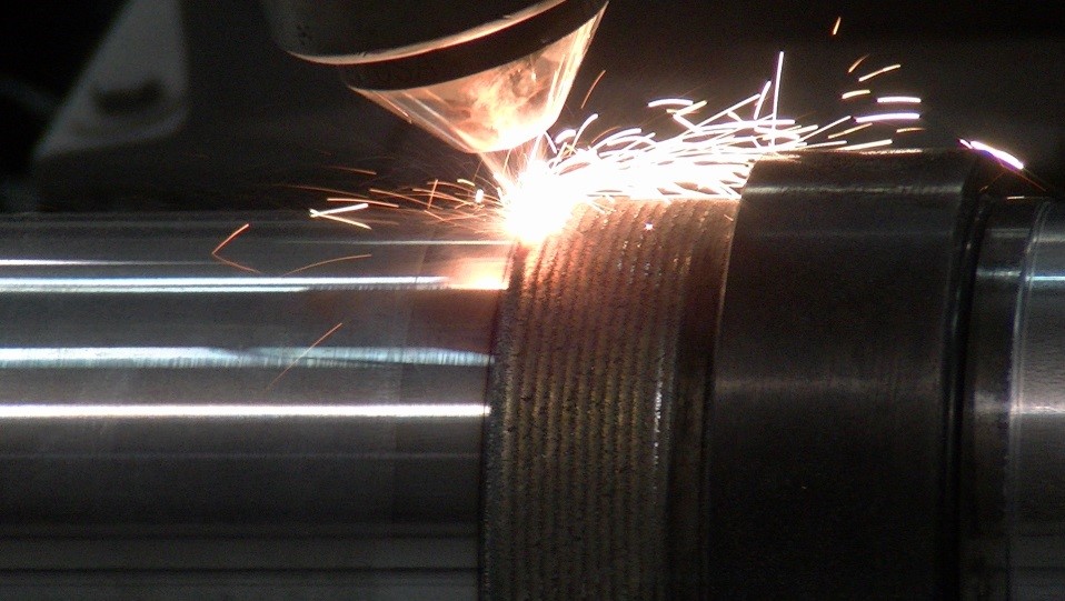 Laser Cladding Steel Mill Shaft 