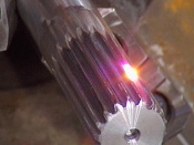 Laser Heat Treating PTO Shaft Splines
