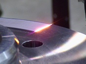Laser Heat Treating Bearing Retainer