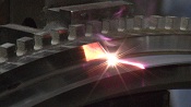 Laser heat treating carrier seal